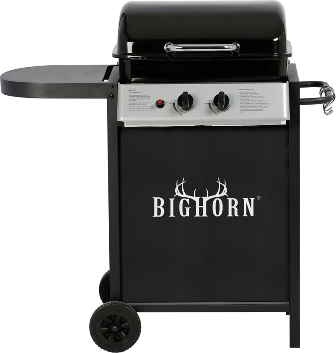 Bighorn Gasbarbecue En Grill – 2 Branders – Zwart