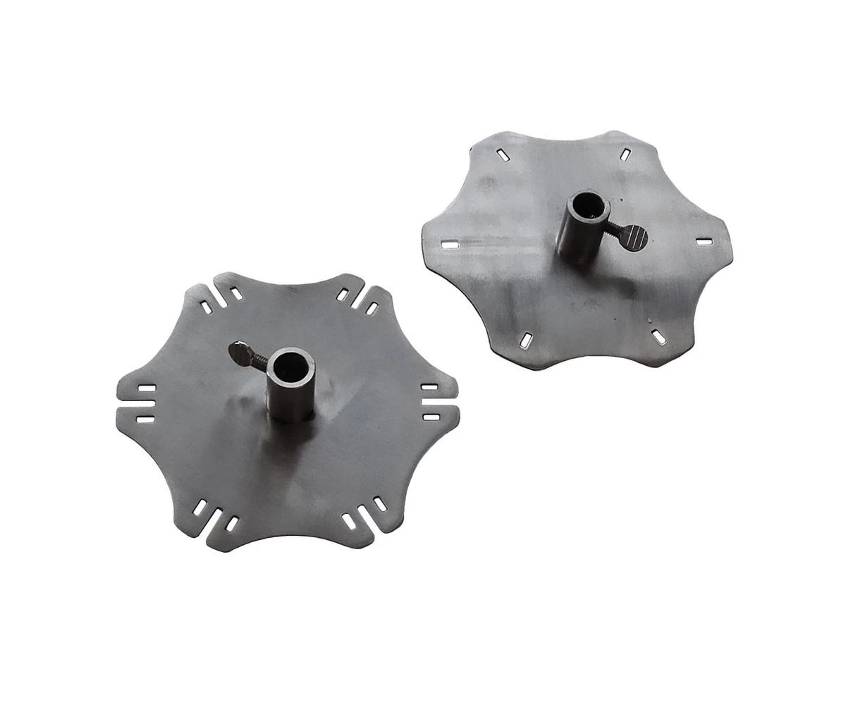 BBQ Rotisserie Kebab Spiezen Set (universele Set Geschikt Voor De Meeste Rotisseries / BBQ Spitten) - Afbeelding 3