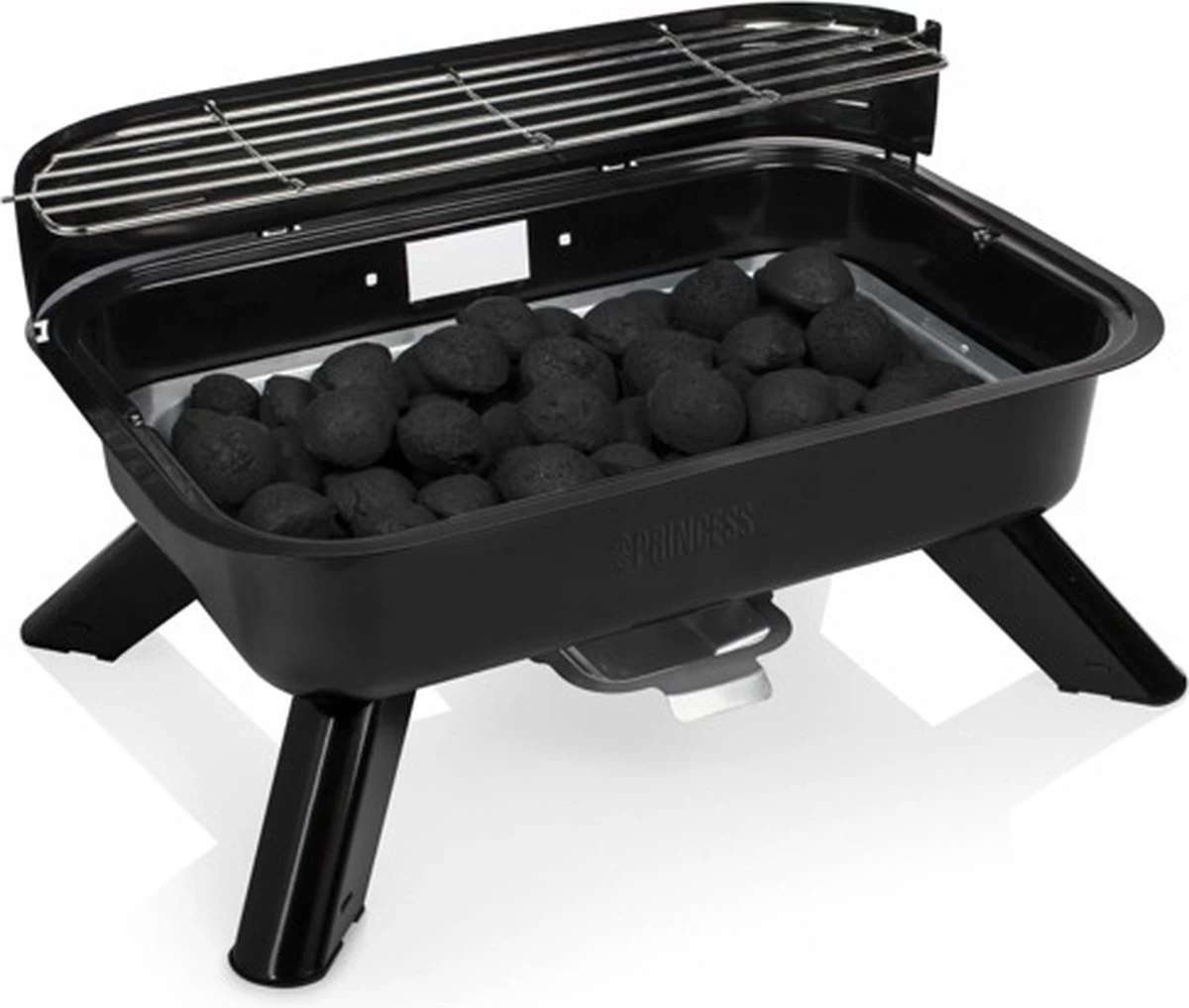 Princess 112252 Hybride Barbecue – Elektrische BBQ - Tafelmodel - 2000W - 44x 29cm - Gebruik Elektrisch Of Met Kolen - Afbeelding 12