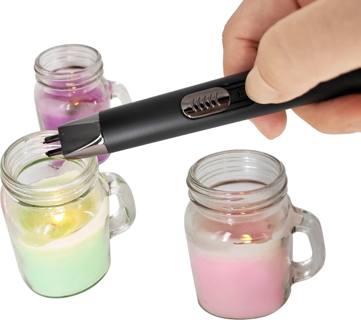 Bowlit PRO 2 Elektrisch Oplaadbare Kaarsen Aansteker Voor Kaarsen, Keuken / BBQ En Vuurwerk Etc. - Afbeelding 6