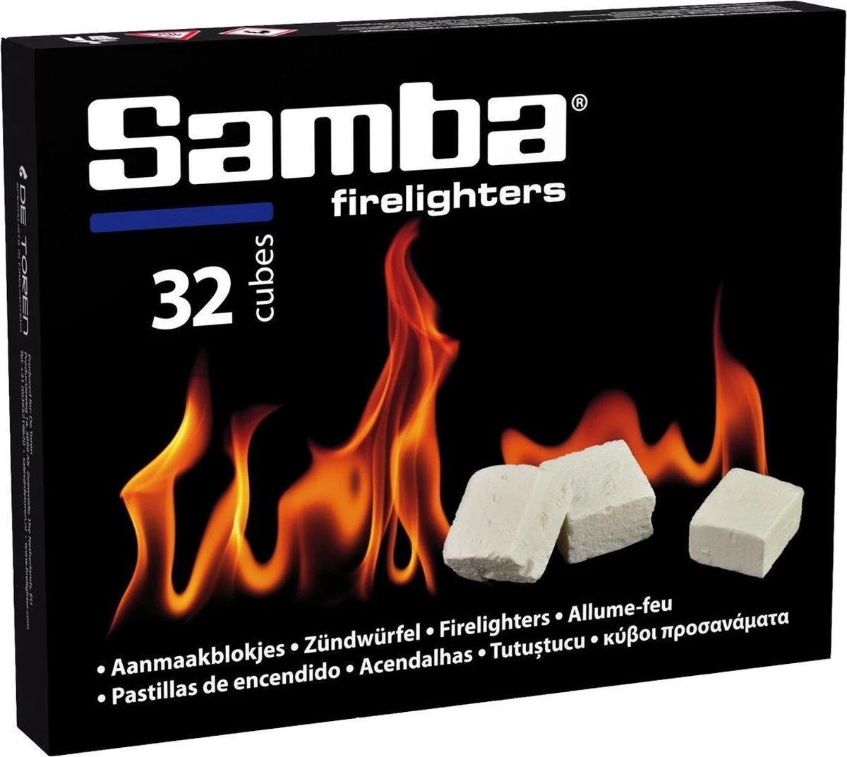 Samba Aanmaakblokjes 32 Stuks Wit Bbq Open Haard - Afbeelding 5