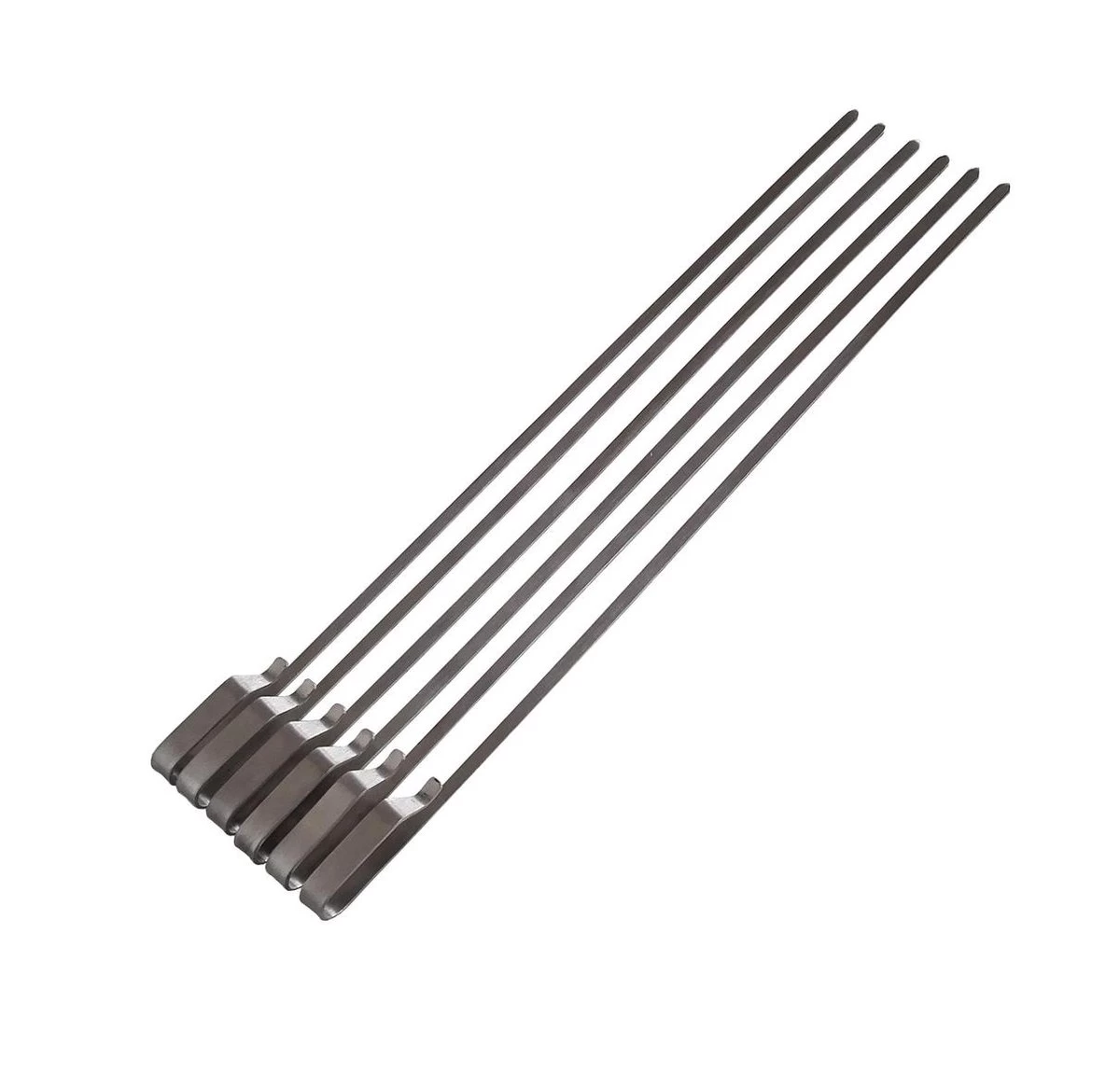 BBQ Rotisserie Kebab Spiezen Set (universele Set Geschikt Voor De Meeste Rotisseries / BBQ Spitten) - Afbeelding 2