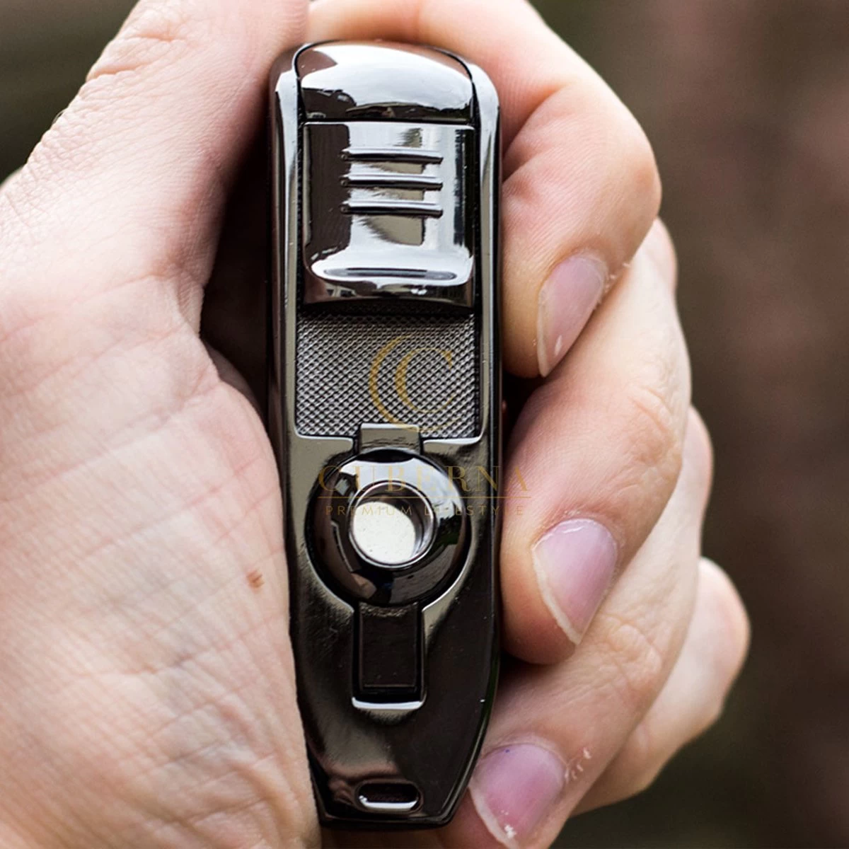 Merkloos The Master Lighter Sigarenaansteker Incl. Sigarenboor - Jet Flame Aansteker Voor Sigaren - Afbeelding 3