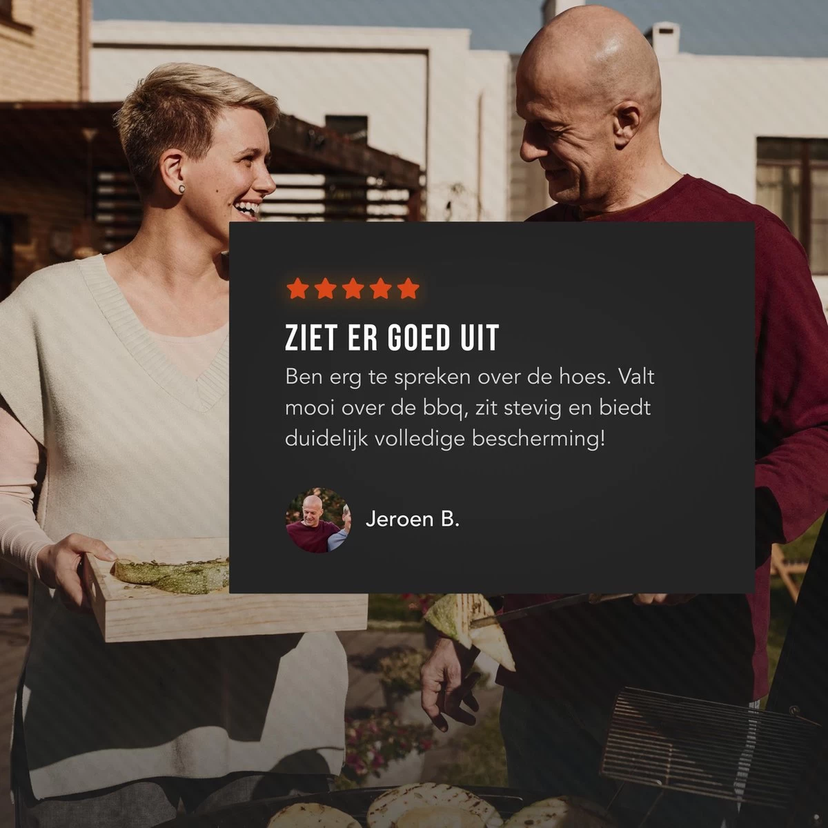 Merkloos BBQ Accesoires - BBQ Hoes - BBQ Hoes Waterdicht - Hoes - Hoes BBQ - UV- En Waterdicht - 145 X 61 X 117 Cm - Afbeelding 7