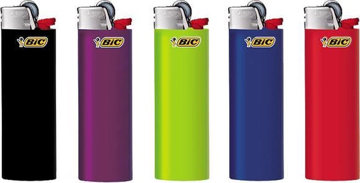 BIC Maxi J26 Aansteker / Aanstekers Willekeurige Kleuren (5 Stuks)