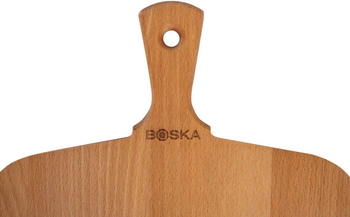 Boska Pizzaschep Amigo - Voor Warme En Koude Pizza - Kort Handvat - Beukenhout - 30 Cm Breed - Afbeelding 3