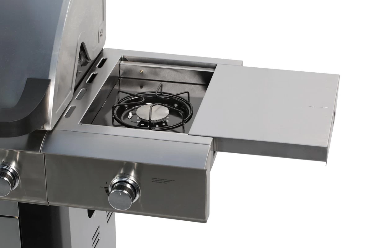 Gasbarbecue En Grill - 5 + 1 Branders + 1 Infrarood Zijbrander - Buitenkeuken - Edelstaal BBQ - Afbeelding 4