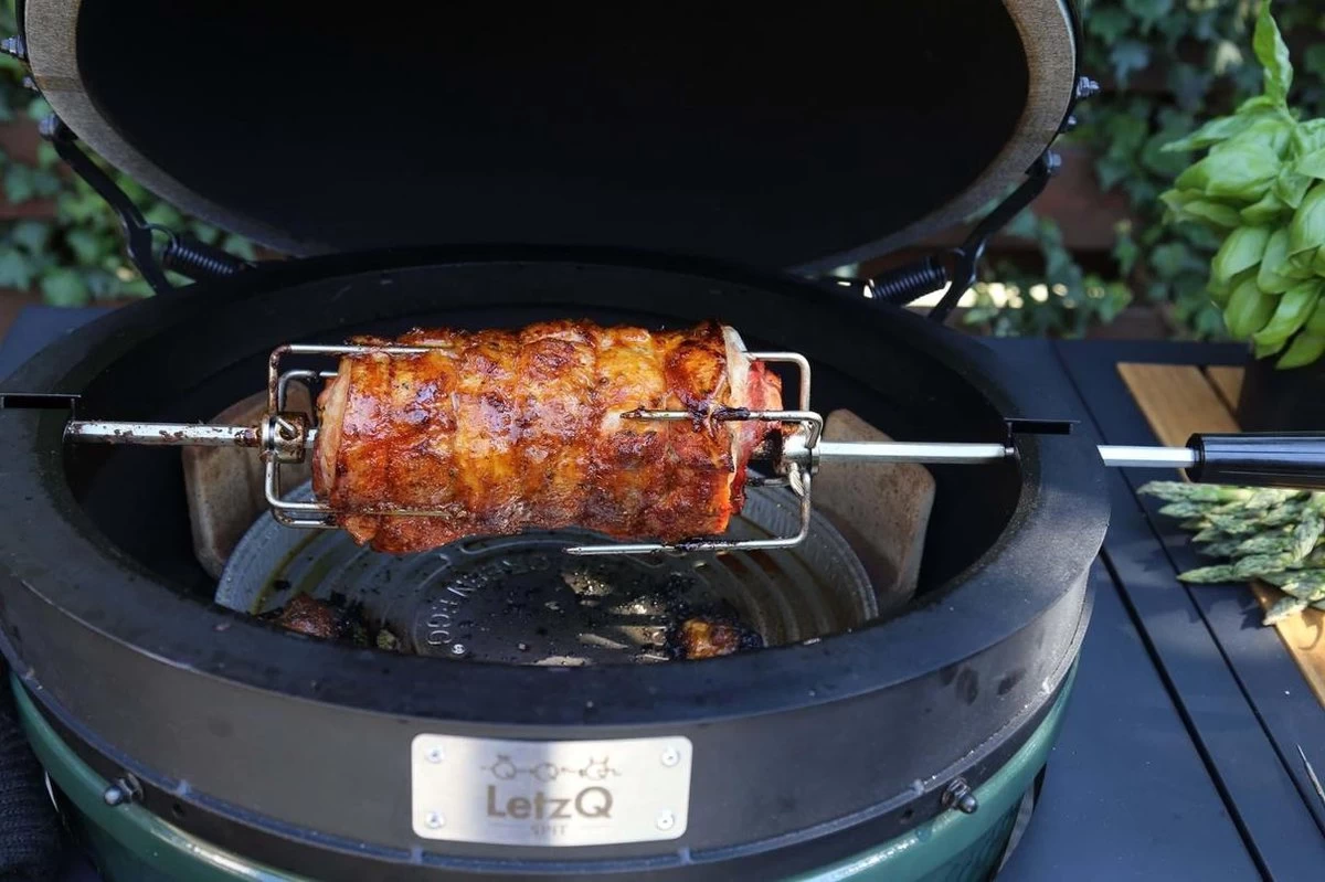 LetzQ Draaispit Rotisserie Kamado 18" Inch Roostermaat - Large - Afbeelding 3