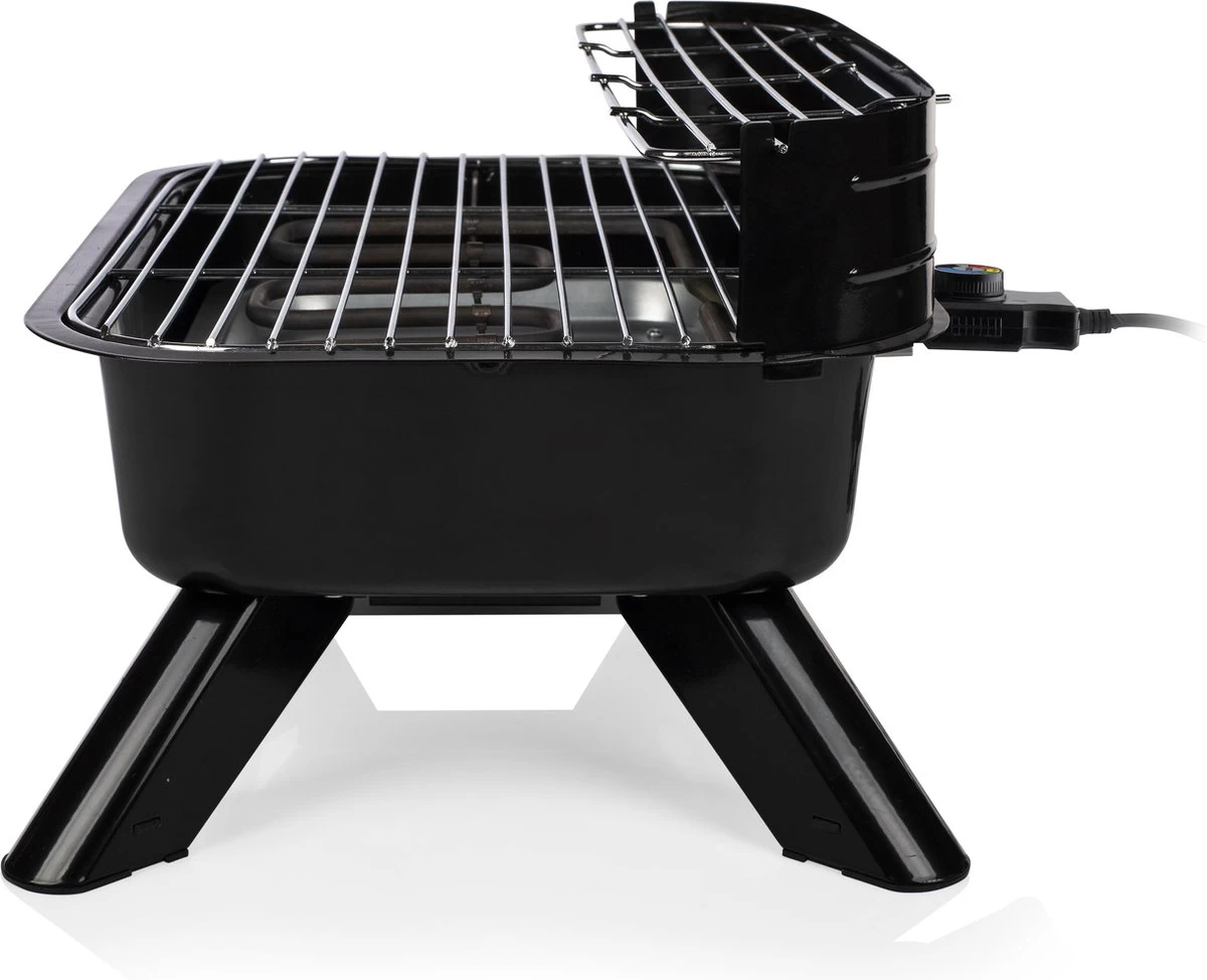 Princess 112252 Hybride Barbecue – Elektrische BBQ - Tafelmodel - 2000W - 44x 29cm - Gebruik Elektrisch Of Met Kolen - Afbeelding 13