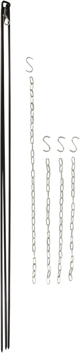 Esschert Design - Driepoot Met Ketting - Haardvuur Accessoires - Staal - Zwart - Afbeelding 14