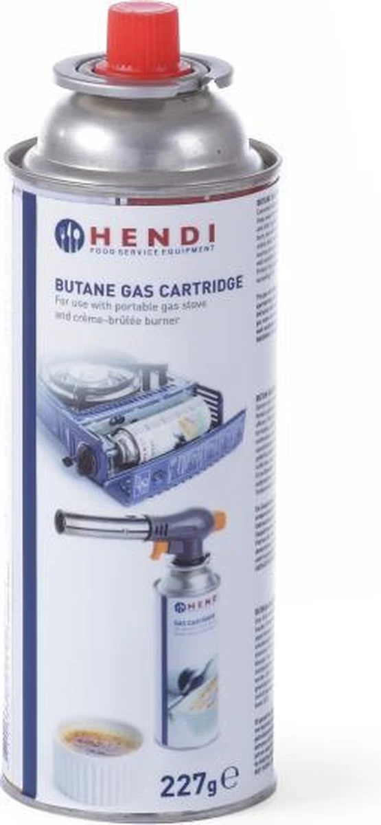 Hendi Gasbussen Butaan Navulling - 227g - Set Van 4 - Afbeelding 6
