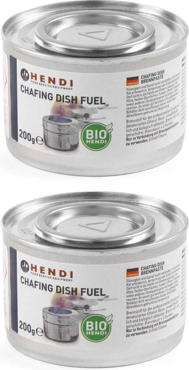 Hendi Brandpasta Voor Chafing Dish - Brandgel 200g - ( 2 Stuks )