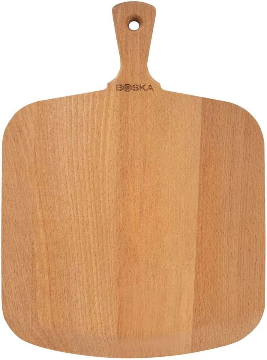 Boska Pizzaschep Amigo - Voor Warme En Koude Pizza - Kort Handvat - Beukenhout - 30 Cm Breed